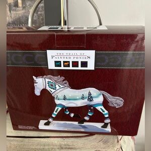 Starlight Trail of Painted Ponies Winter Celebration Figurine. New in box